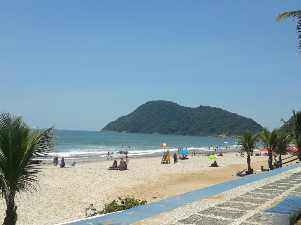 Cobertura Com Area Externa Com Vista Para O Mar Na Melhor Praia Do Guaruja Tombo Exterior foto